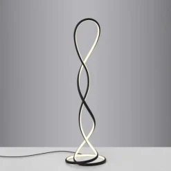 LED Stehleuchte modernes Design, TWIST, schwarz,