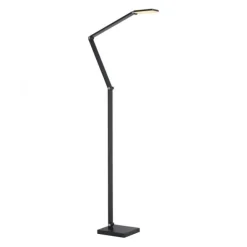 LED Stehleuchte SAMSKY, grau, CCT-Steuerung, Tastdimmer, höhenverstellbar