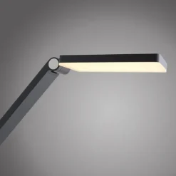 LED Stehleuchte SAMSKY, grau, CCT-Steuerung, Tastdimmer, höhenverstellbar