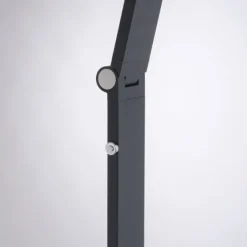 LED Stehleuchte SAMSKY, grau, CCT-Steuerung, Tastdimmer, höhenverstellbar