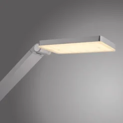 LED Stehleuchte SAMSKY, silber, dimmbar, höhenverstellbar, Farbtemperatursteuerung
