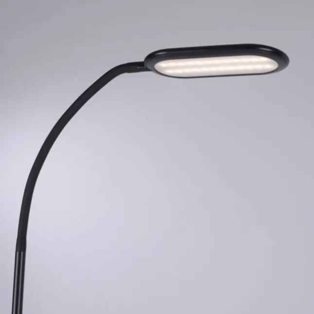LED Stehleuchte, schwarz, CCT, dimmbar, Innenleuchte, IP20