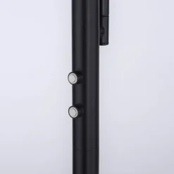 LED-Stehleuchte, schwarz, dimmbar, Lesearm, Deckenfluter