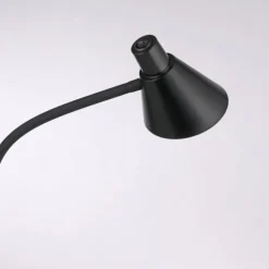 LED Stehleuchte schwarz mit Schalter flexible verstellbar Arbeitsplatzleuchte