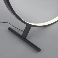 LED Stehleuchte schwarz ring rund dimmbar Fernbedienung CCT