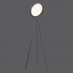 LED Stehleuchte, schwarz, stahl, dreh-/schwenkbar