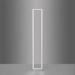 LED Stehleuchte silber farbig Fußschalter dimmbar Sidelight RGB Rainbow