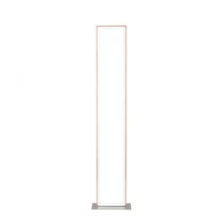 LED Stehleuchte silber farbig Fußschalter dimmbar Sidelight RGB Rainbow
