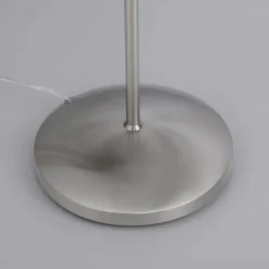 LED Stehleuchte silber Opalglas 3 Stufen Touchdimmer verstellbar