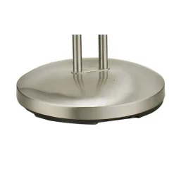 LED-Stehleuchte, stahl, 2 verstellbare Leuchtköpfe, warmweiß, blendfrei