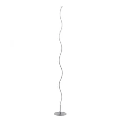 LED-Stehleuchte, stahl, Wellenform, warmweiße Lichtfarbe, energiesparend