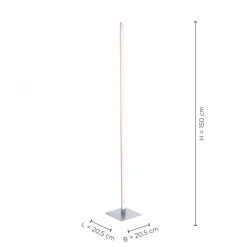 LED Stehleuchte, Touchdimmer, warmweiß