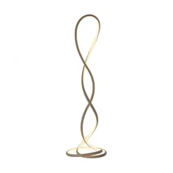 LED Stehleuchte TWIST modernes Design, sandfarben