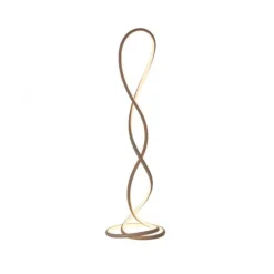 LED Stehleuchte TWIST modernes Design, sandfarben
