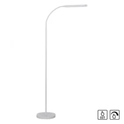 LED Stehleuchte weiß dimmbar 3 Stufen CCT Touchdimmer Spots drehbar