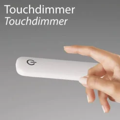 LED Stehleuchte weiß dimmbar 3 Stufen CCT Touchdimmer Spots drehbar
