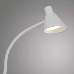 LED Stehleuchte weiß mit Schalter flexible verstellbar Arbeitsplatzleuchte