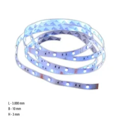LED-Stripes, 3m, Fernbedienung, RGB Farbwechsel, inkl. Schnurschalter