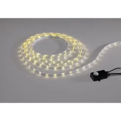 LED-Stripes, 5m lang, transparent, IP44, CCT, dimmbar
