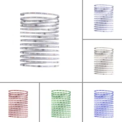 LED-Stripes, 5m Länge, Fernbedienung, Memory-Funktion, RGB Farbwechsel