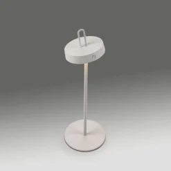 LED Tischlampe weiß Akku Touchdimmer spritzwassergeschützt USB