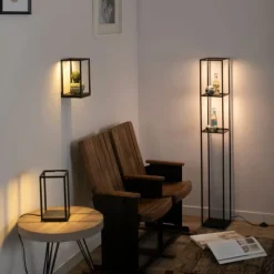 LED Tischleuchte CONNI schwarz, warmweiß, dimmbar, Innenleuchte