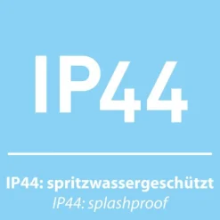 LED Tischleuchte D=25cm schwarz Akkulampe USB IP44 dimmbar per Touch