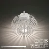 LED Tischleuchte D=36cm weiß Akkulampe USB IP44 dimmbar per Touch