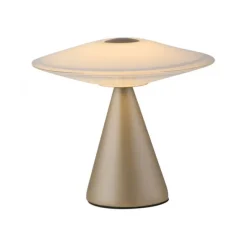 LED Tischleuchte ELIPSA, bronce, Tronic Dimmer, Memoryfunktion
