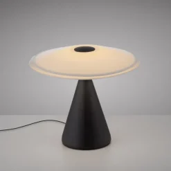 LED Tischleuchte ELIPSA, schwarz, Touchdimmer, Memoryfunktion