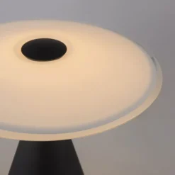 LED Tischleuchte ELIPSA, schwarz, Touchdimmer, Memoryfunktion
