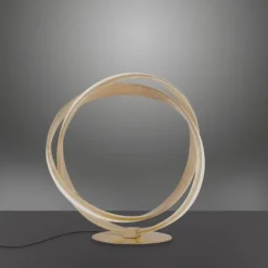 LED-Tischleuchte, goldfarben, elegantes Design, inkl. Dimmfunktion, modern
