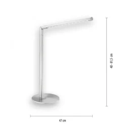 LED-Tischleuchte, höhenverstellbar, dimmbar über Tastendimmer