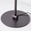 LED Tischleuchte Kaffee Farbe dimmbar per Schnurdimmer Rauchglas