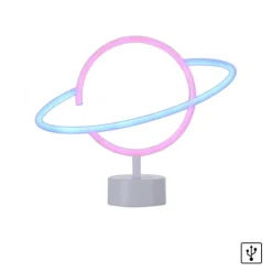 LED Tischleuchte mehrfarbig Motiv Batterie mit Schalter Dekorationslampe
