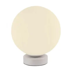 LED Tischleuchte rund weiß Smarthome dimmbar Fernbedienung App