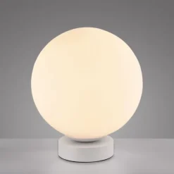 LED Tischleuchte rund weiß Smarthome dimmbar Fernbedienung App