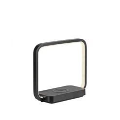 LED Tischleuchte schwarz Handy Ladefunktion Touchschalter dimmbar