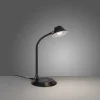 LED Tischleuchte schwarz Handy Ladefunktion Touchdimmer verstellbar