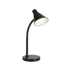 LED Tischleuchte schwarz mit Schalter flexible Schreibtischleuchte