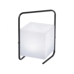 LED-Tischleuchte, schwarz, RGB, Akkuleuchte, IP44, inkl. USB-Kabel, Fernbedienung