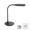 LED-Tischleuchte, schwarz, Touch-Dimmer, Lichtfarbsteuerung, modern