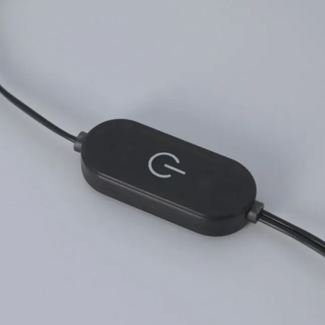 LED Tischleuchte TWIST modernes Design, sandfarben