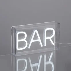 LEDTischleuchte weiß BAR USB Dekorationslampe Schnurschalter