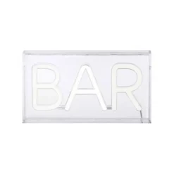 LEDTischleuchte weiß BAR USB Dekorationslampe Schnurschalter