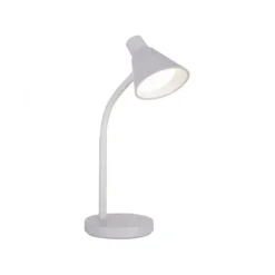 LED Tischleuchte weiß mit Schalter flexible Schreibtischleuchte