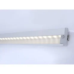 LED-Unterbauleuchte, Aluminium, warmweiße Lichtfarbe, inkl. Tastschalter