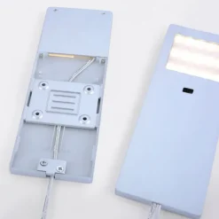 LED-Unterbauleuchten, 2er Set, Aluminium, warmweiß, Sensorschalter, modern