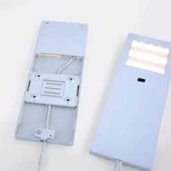 LED-Unterbauleuchten, 3er Set, Aluminium, warmweiße Lichtfarbe, modern