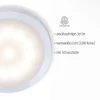LED-Unterbauleuchten 3er Set, inkl.Anschlussleitung, silber
